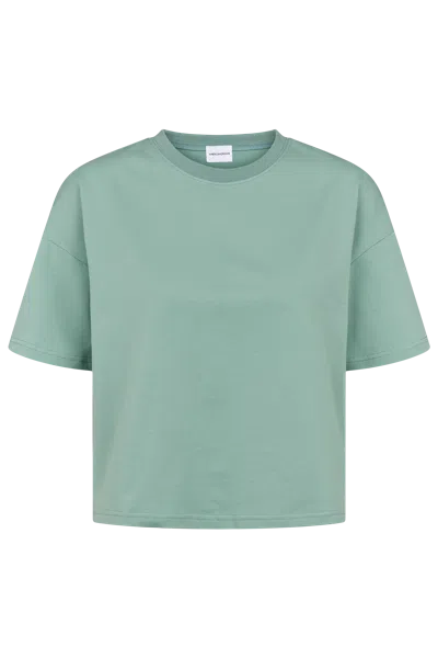 Americandreams Women's Green / Blue Kelly Boxy Tee Short Turquoise