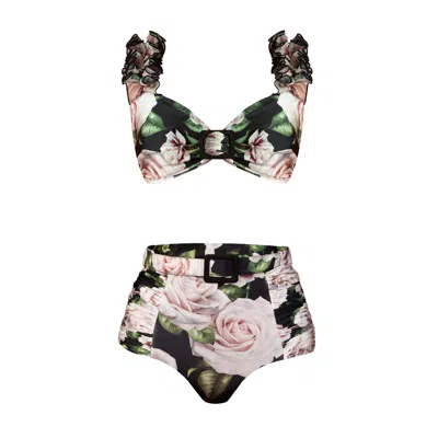 Nur Karaata Women's Lily Top Bloom Bikini Set