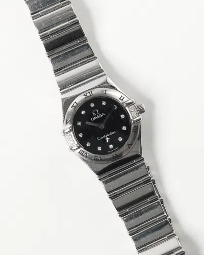 Omega Lady-constellation 22mm Ref 1566.56 Diamond Dial Watch