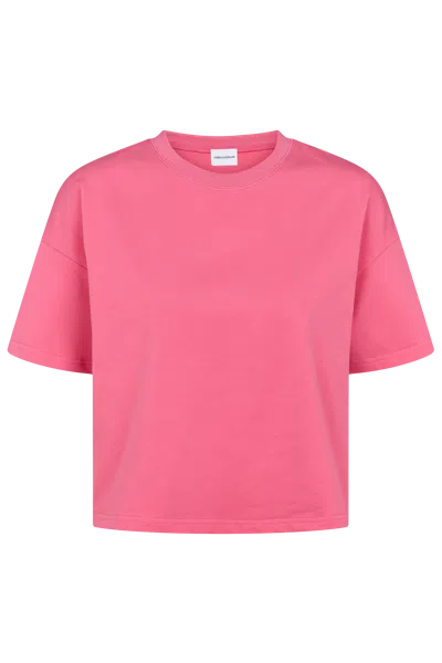 Americandreams Women's Kelly Boxy Tee Short Pink