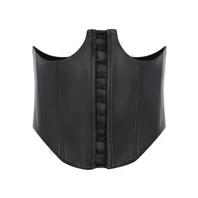 Zan Studio Women's Black Under-bust Corset