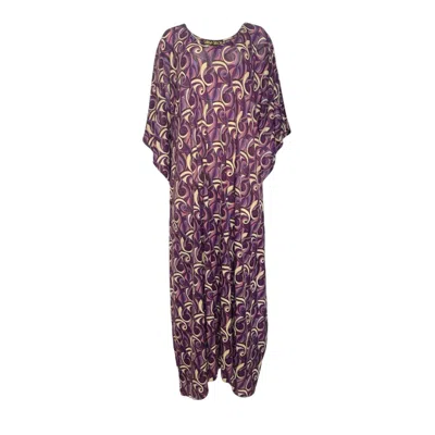 Laura Citron Women's Purple Clara Caftan