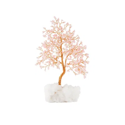 Karma And Luck Neutrals / Pink / Purple You Are Loved - Rose Quartz Feng Shui Tree