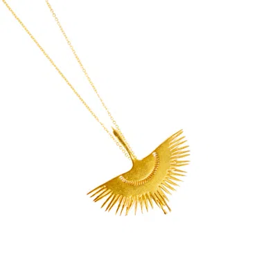 Les Reines Women's The Peafowl - Fine Chain Necklace 24k Gold Plated