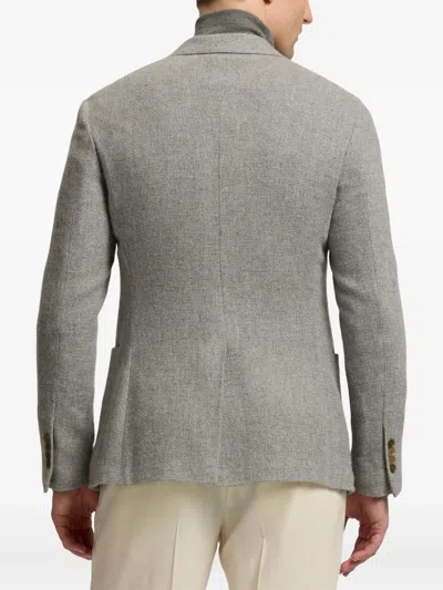 Ralph Lauren Hadley Hand-tailored Cashmere Jacket In Gray