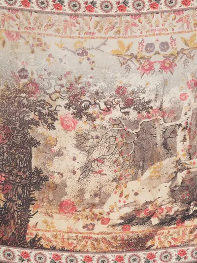 Pierre-louis Mascia Floral-print Scarf In Multi