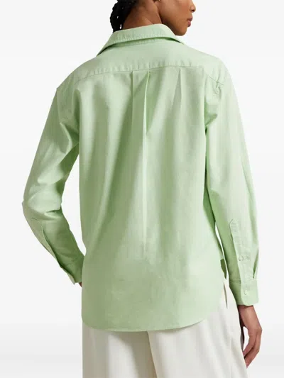 Polo Ralph Lauren Logo-embroidered Shirt In Green