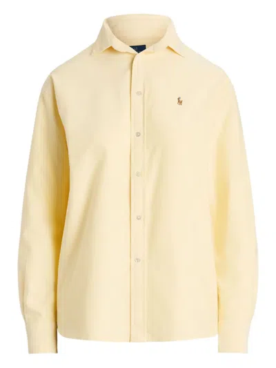 Polo Ralph Lauren Cotton Button-up Shirt In Yellow