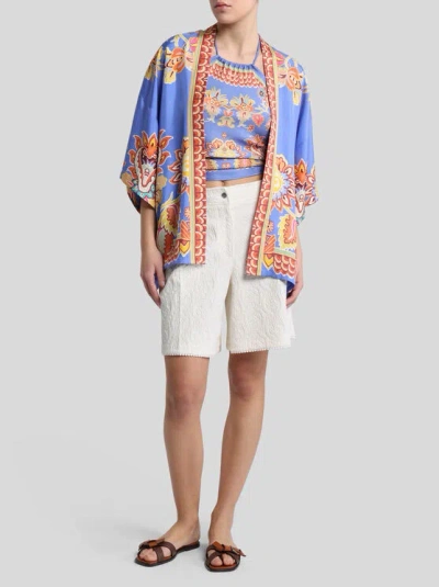 Etro Printed Silk Top