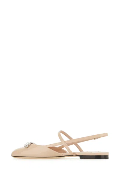 Jimmy Choo Crystal-embellished Ballet Flats