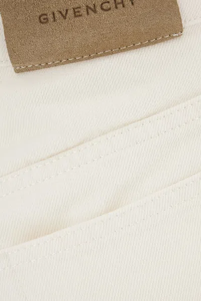 Givenchy Ivory Denim Jeans In White