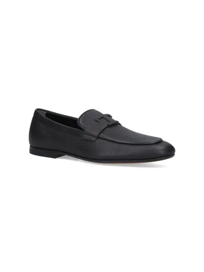 Tod's 't Timeless' Loafers In Black