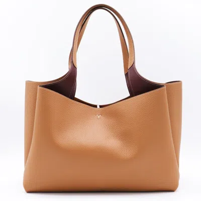 Tod's Brown Leather Top Handle Bag