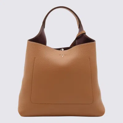 Tod's Brown Leather Tote Bag