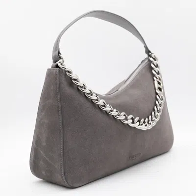 Twinset Twin-set Grey Melange Polyester Cotton Bags In Gray