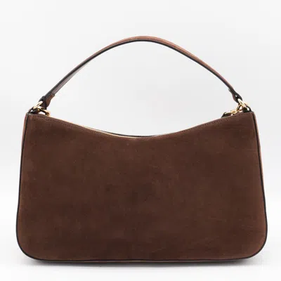 Twinset Chain Strap Shoulder Bag With Structured Shape In Brown