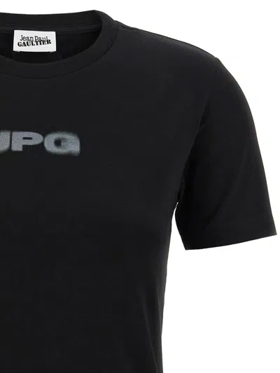 Jean Paul Gaultier The Black Jpg Baby Tee T-shirt Black