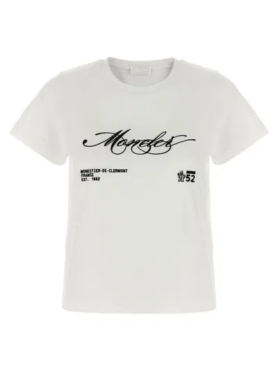 Moncler Embroidered Short Sleeve Crew Neck T-shirt