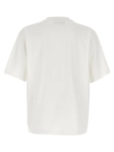 Dsquared2 Mens White Embossed Text-print Loose-fit Cotton T-shirt Xl In White