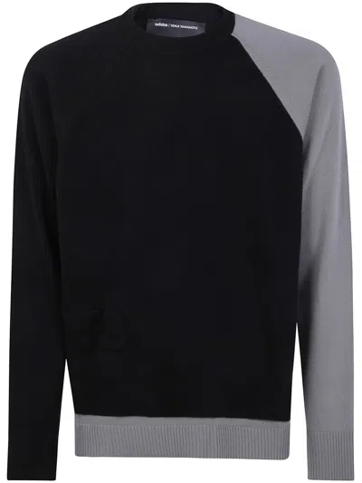 Y-3 U Logo Crew Neck In Black