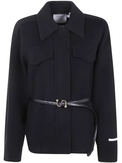 Sportmax Wool Jacket In Black