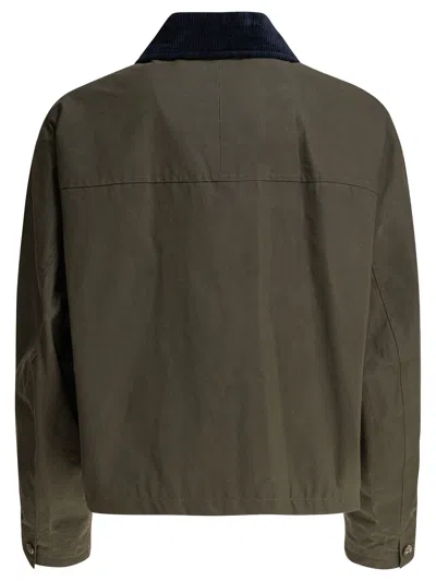 Apc Jacket A. P.c. Woman Color Military In Gray