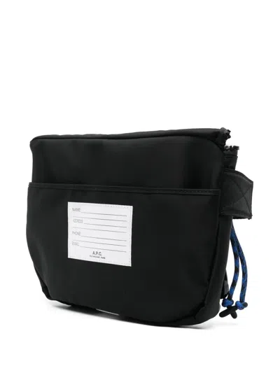 Apc A.p.c. Black Fabric Trek Belt Bag