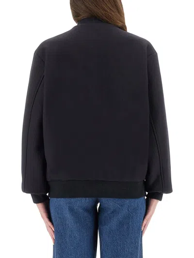 Apc A.p.c. Blue Wool Sweatshirts In Blue