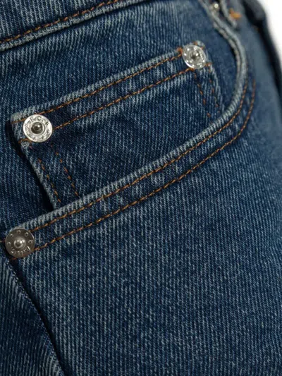 Apc A.p.c. Moss Denim Mini Skirt In Blue