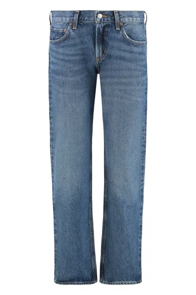 Agolde High-rise Straight Cropped Jeans