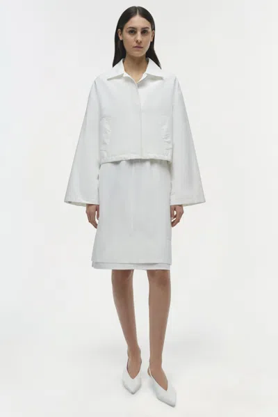 Simkhai Women's Everli Cotton Jacket In White