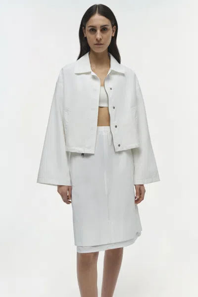 Simkhai Women's Everli Cotton Jacket In White