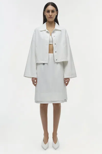 Simkhai Women's Everli Cotton Jacket In White