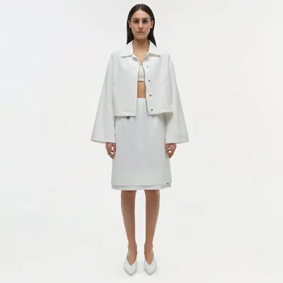 Simkhai Women's Everli Cotton Jacket In White