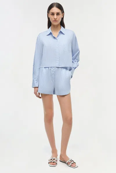 Simkhai Striped Cotton Shirt