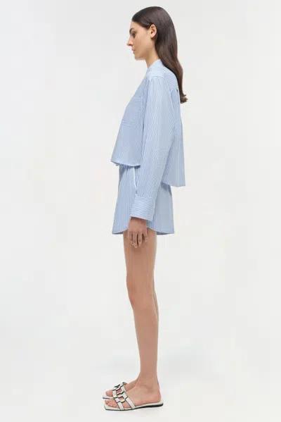Simkhai Striped Cotton Shirt
