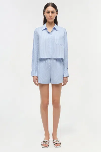 Simkhai Striped Cotton Shirt