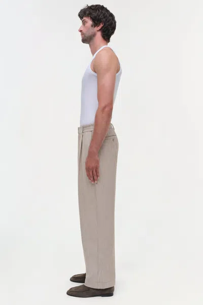 Simkhai Men's Duncan Pants In Natural Linen
