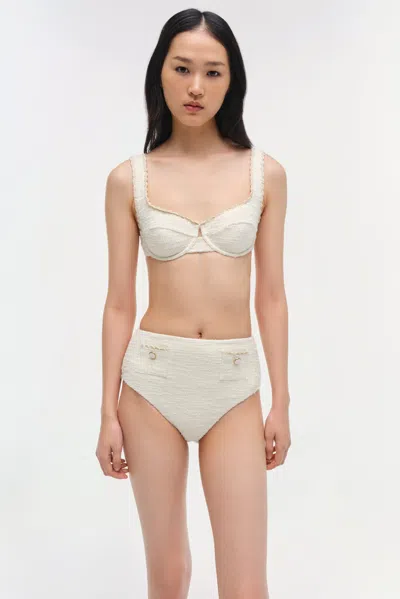 Simkhai Women's Klara Balconette Bikini Top In Ivory In Neutral