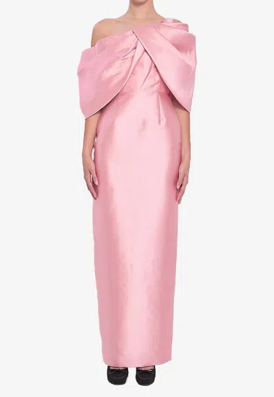 Solace London Women Davina Maxi Dress In Pink