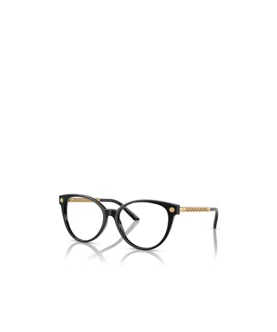 Versace Geometrically Framed Flat Mirror In Black