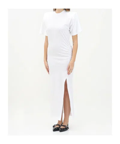 Pinko Short Sleeve Dress In White