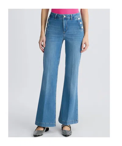 Liu •jo Liu Jo Logo Patch Flared Jeans