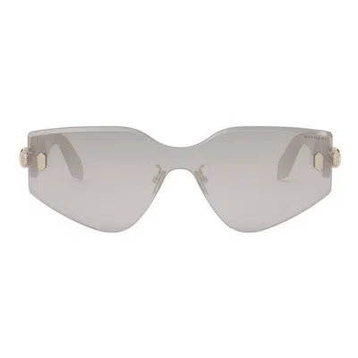 Bvlgari Bulgari Mask Frame Sunglasses In Gray