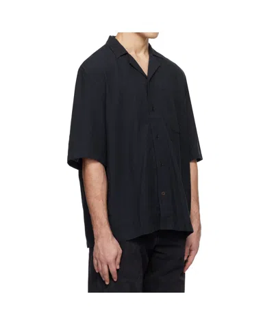 Hope Navy Blues Shirt In Black