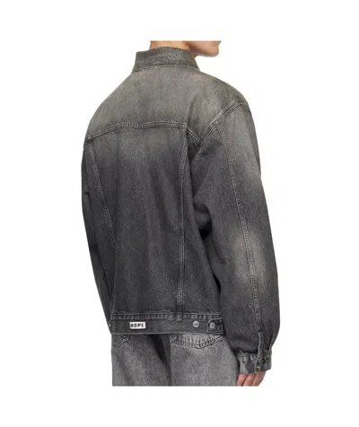 Hope Bold Denim Jacket In Gray