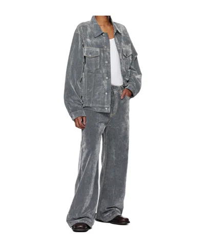 Hope Bold Denim Jacket In Gray