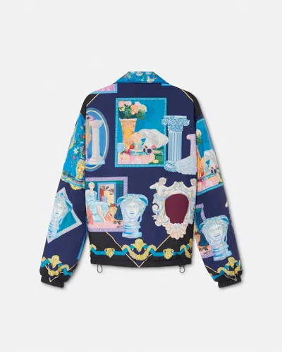 Versace Graphic-print Shirt Jacket In Multi