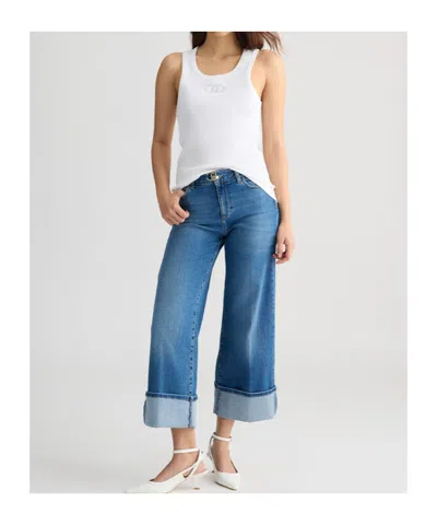 Liu •jo Liu Jo Turn-up Hem Cropped Jeans