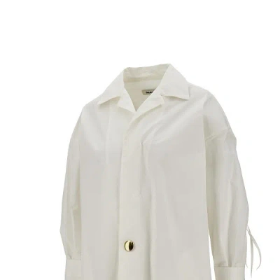 Darkpark Shirtwaist Dress In White